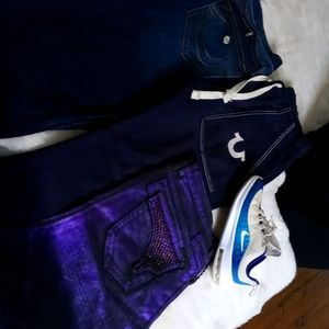 Sweet pants by true religion, jeans by true religion , robin jeans shorts ,nice